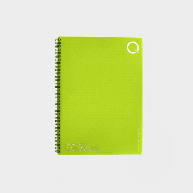 Promotional Green & Good A4 Polypropylene Wire Notebooks - Recycled - Image 4