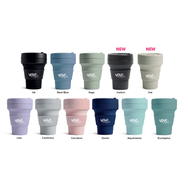 Promotional Stojo BP Collection Collapsible Coffee Cup 1 Colour