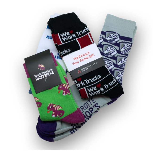 Promotional Woven Cotton Socks