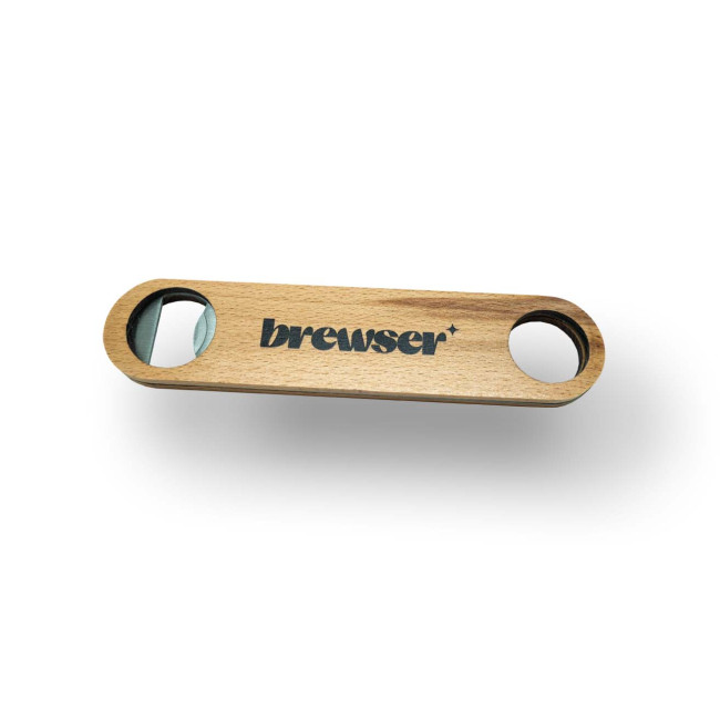 Promotional Wooden Bar Blade Bottle Opener