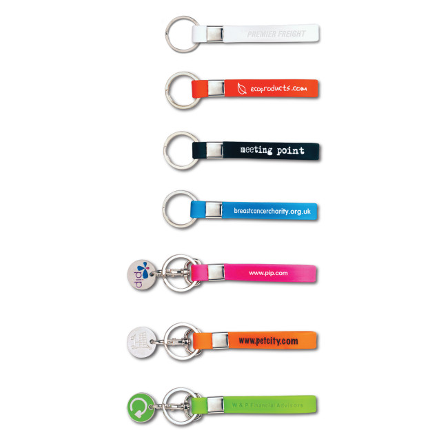 Promotional Silicone Loop Keyrings