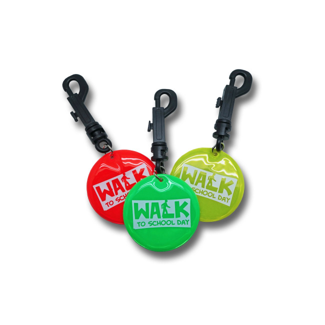 Promotional Reflective Keyring / Bag clip