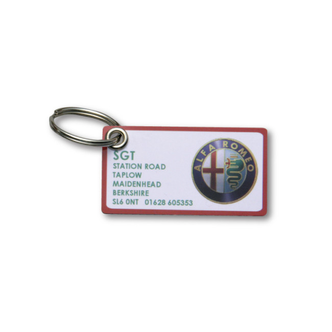 Promotional Plastic Card Keyring