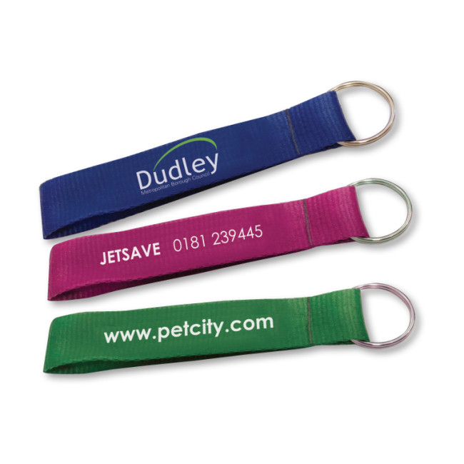 Promotional Budget Strap Keyring