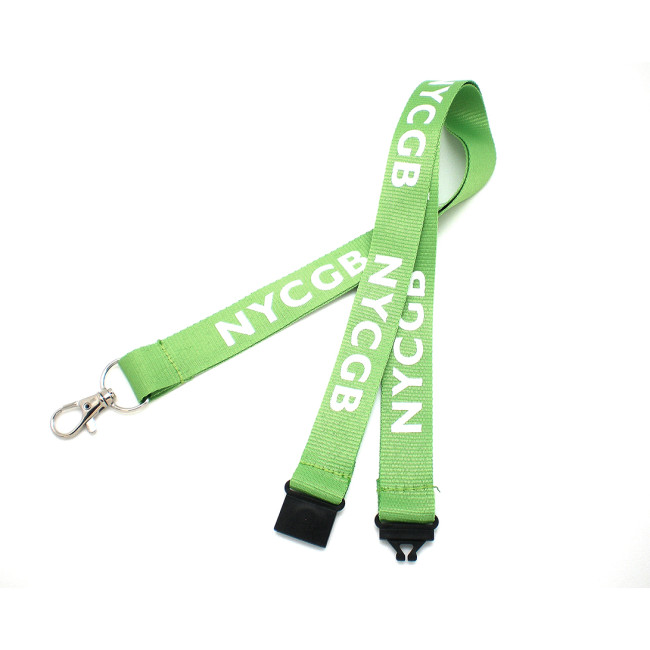 Promotional 20mm Flat Polyester Lanyard