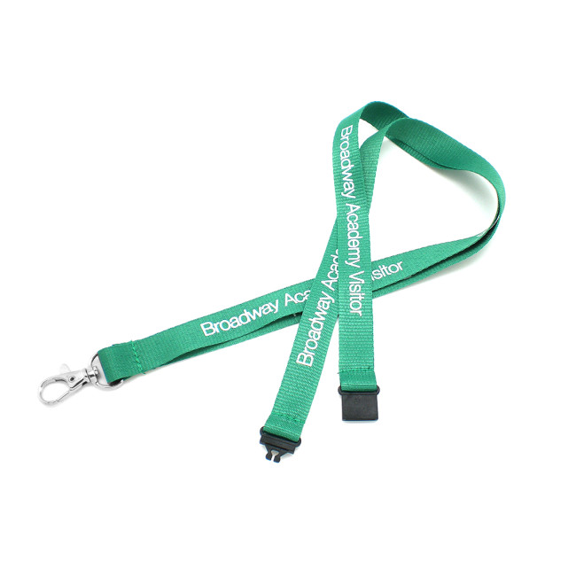 Promotional 15mm Flat Polyester Lanyard