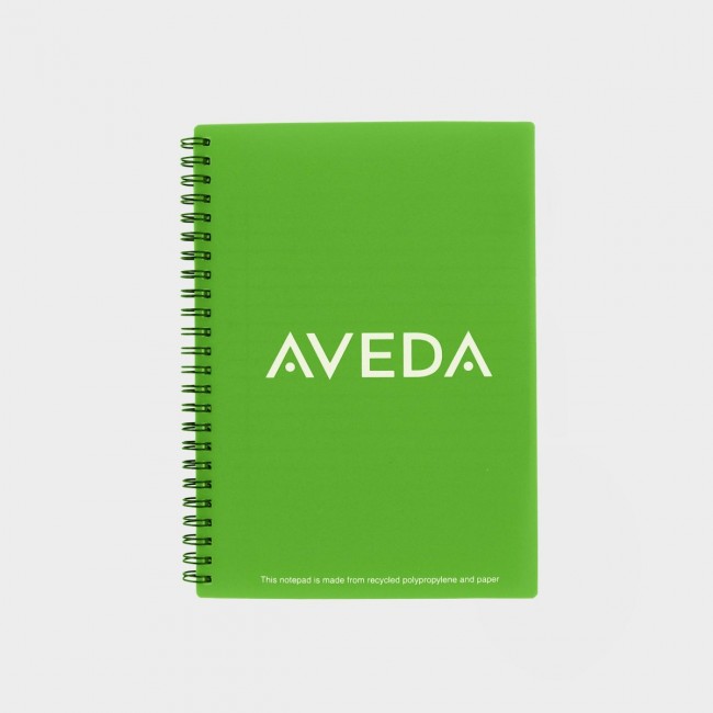 Promotional Green & Good A5 Polypropylene Wire Notebooks - Recycled - Image 8