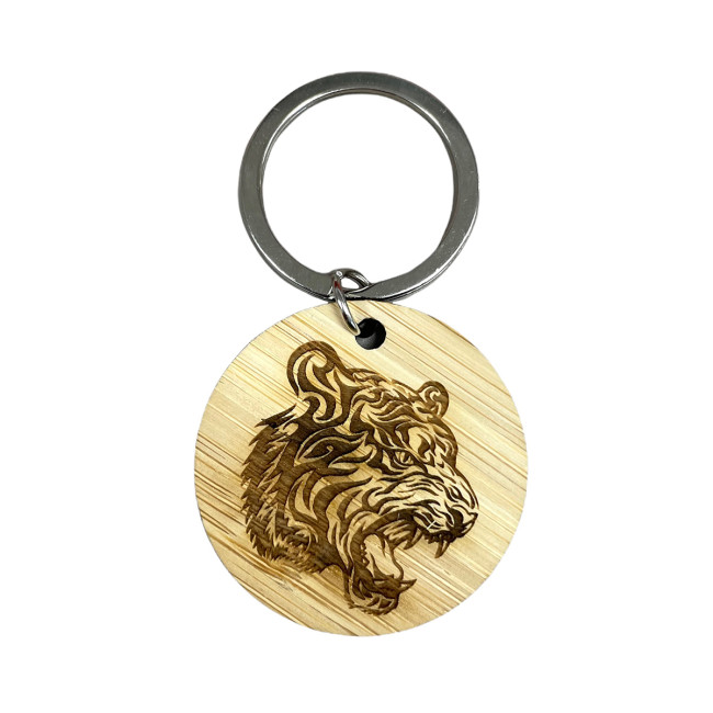 Promotional Bamboo Keyring