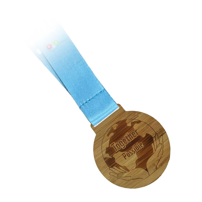 Promotional Bamboo Medal