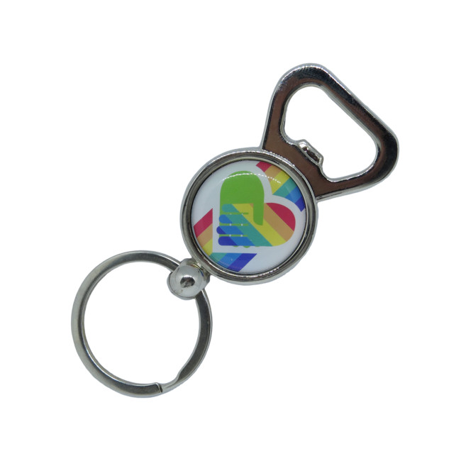 Promotional Bottle Opener Keyring