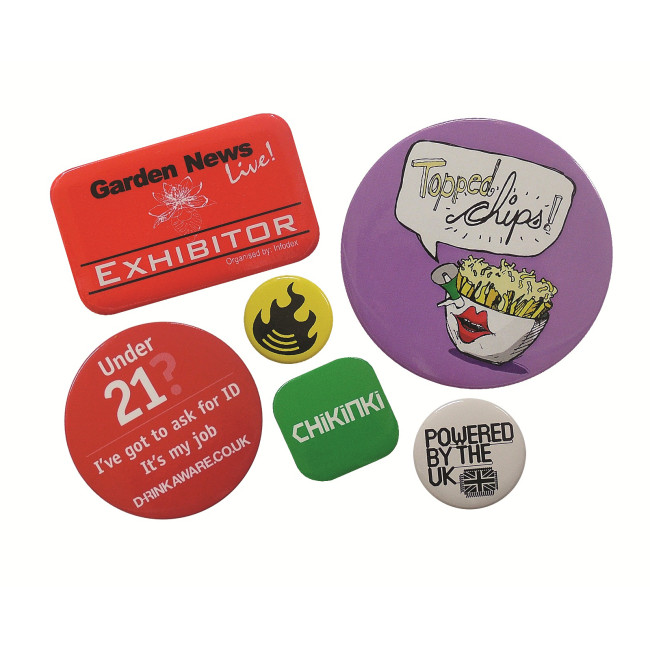 Promotional Button Badges