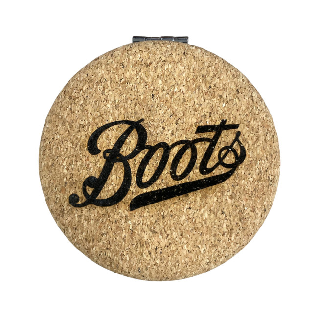 Promotional Cork Pocket Mirror