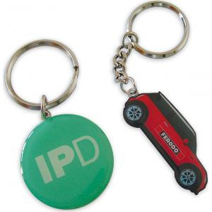 Promotional Printed with Epoxy Keyrings