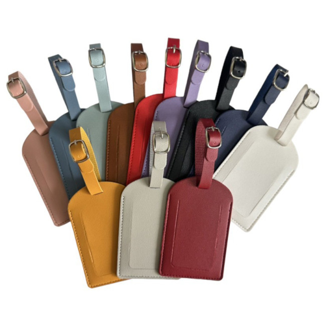 Promotional PU Leather Luggage Tag