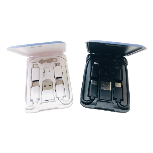 Promotional Travel Charging Set with Phone Stand