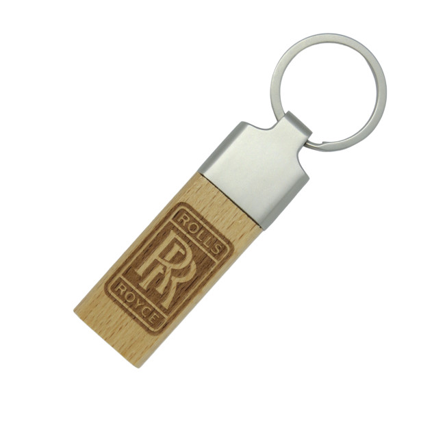 Promotional Wooden Executive Keyring