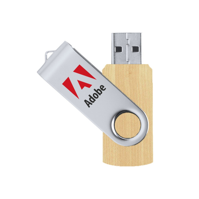 Promotional Wooden Twister USB