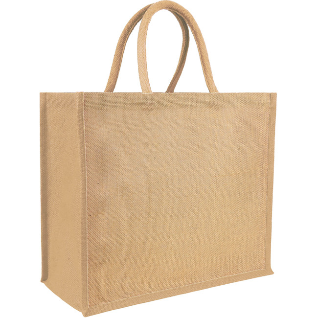 Promotional Yalding Eco Jute Shopper Tote Natural