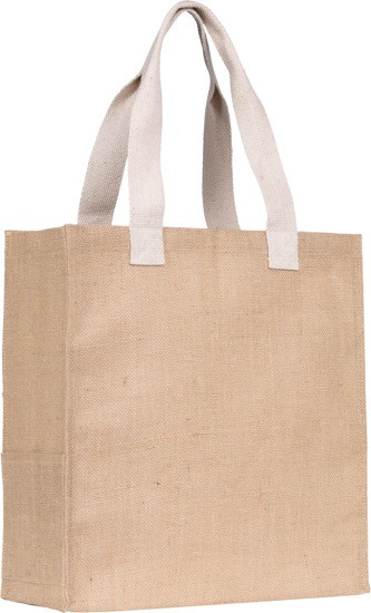 Promotional Dargate Eco Jute Tote Bag Natural