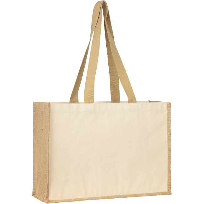 Promotional Brookland Eco Jute 10oz Canvas Tote Shopper