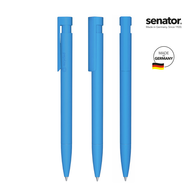 Promotional Senator Liberty Matt Recycled Push  Ball Pen - Image 5