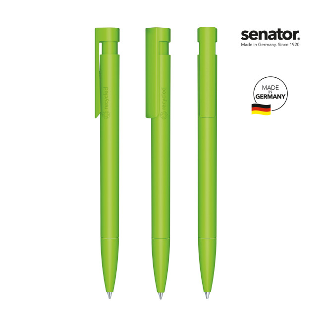 Promotional Senator Liberty Matt Recycled Push  Ball Pen - Image 7