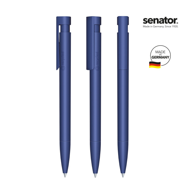 Promotional Senator Liberty Matt Recycled Push  Ball Pen - Image 8