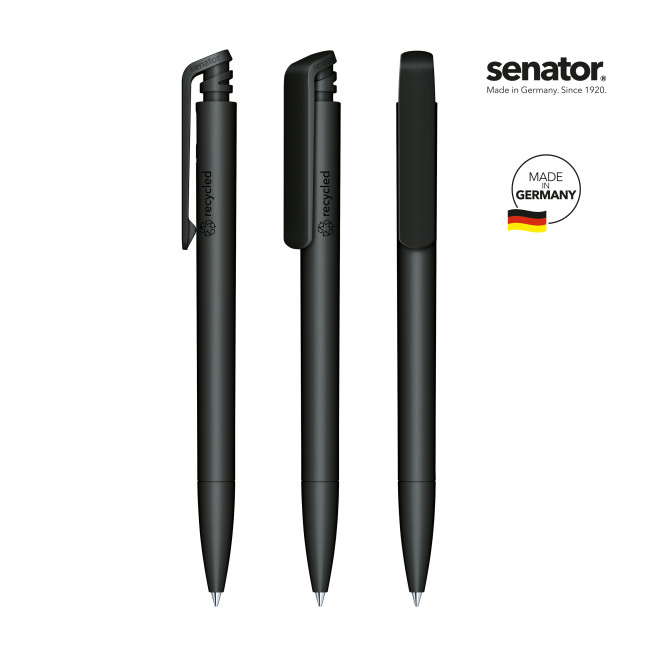 Promotional Senator Trento Recycled Push Ball Pen - Image 3