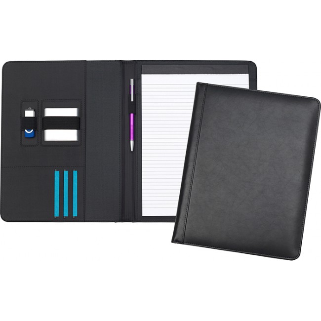 Promotional Goudhurst' A4 Bonded Leather Folder