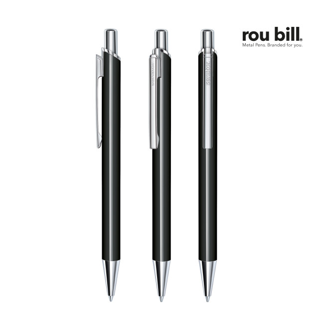 Promotional Rou Bill Arvent Glossy Push Ball Pen - Image 1