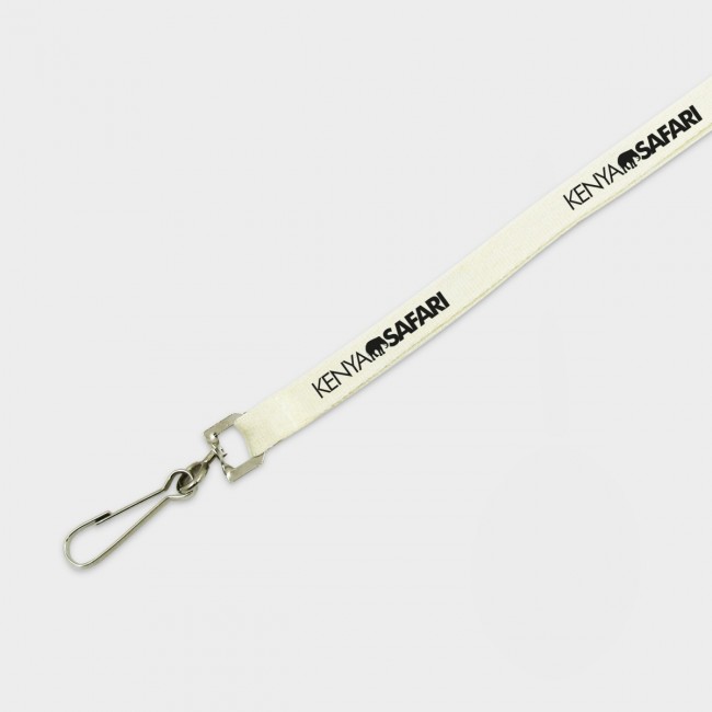 Promotional Green & Good Bamboo Deluxe Lanyard 10mm - Sustainable