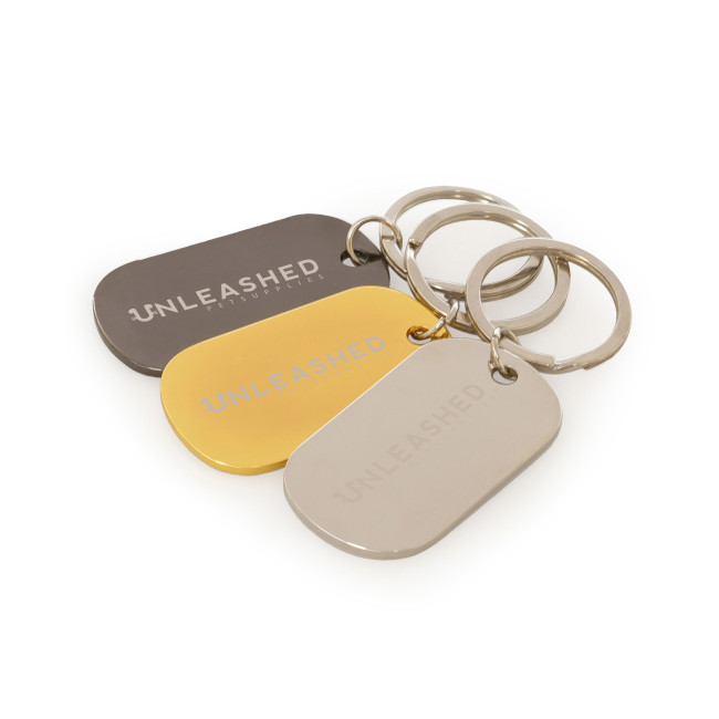 Promotional Metal Dog Tag Keyring - Image 4