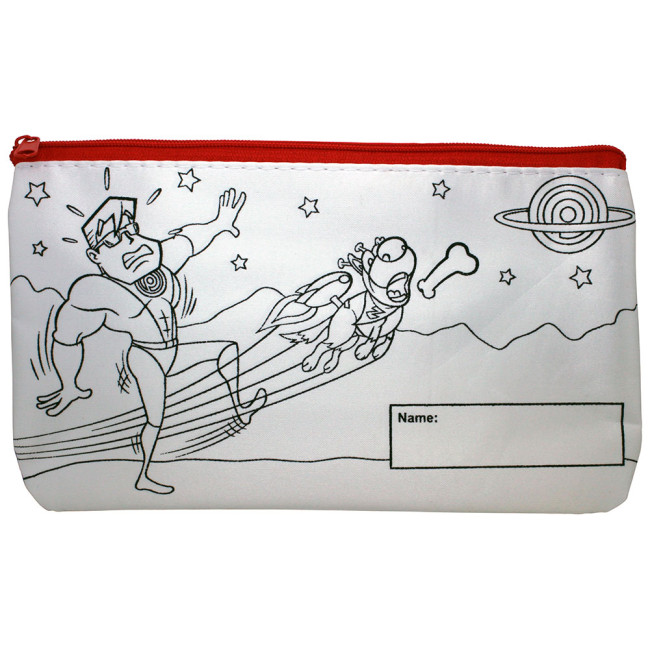 Promotional Colour-In Pencil Case - Image 2