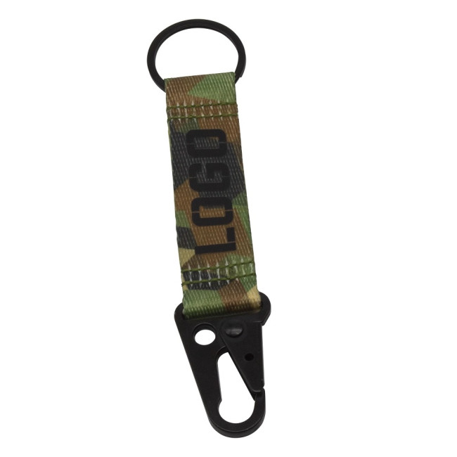 Promotional 25mm Webbing Eagle Clip Keyring