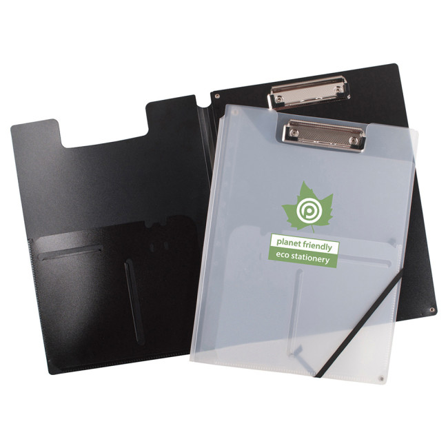 Promotional Eco-Eco A5 50% Recycled Clipboard Folder - Image 3