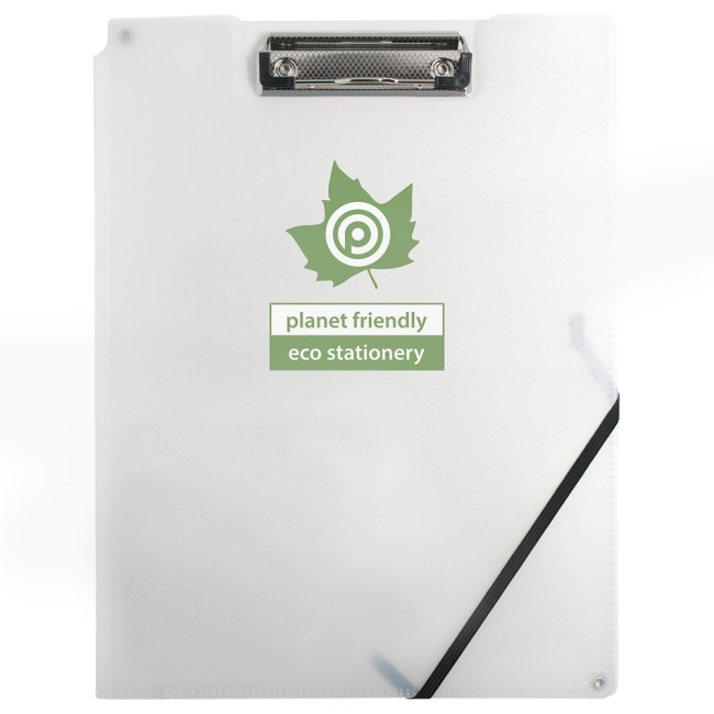 Promotional Eco-Eco A5 50% Recycled Clipboard Folder - Image 1