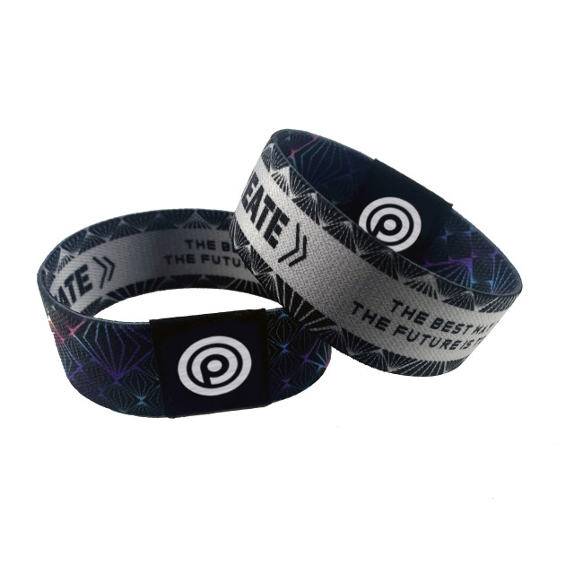 Promotional Elastic Fabric Wristband - Image 3