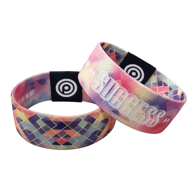 Promotional Elastic Fabric Wristband - Image 1