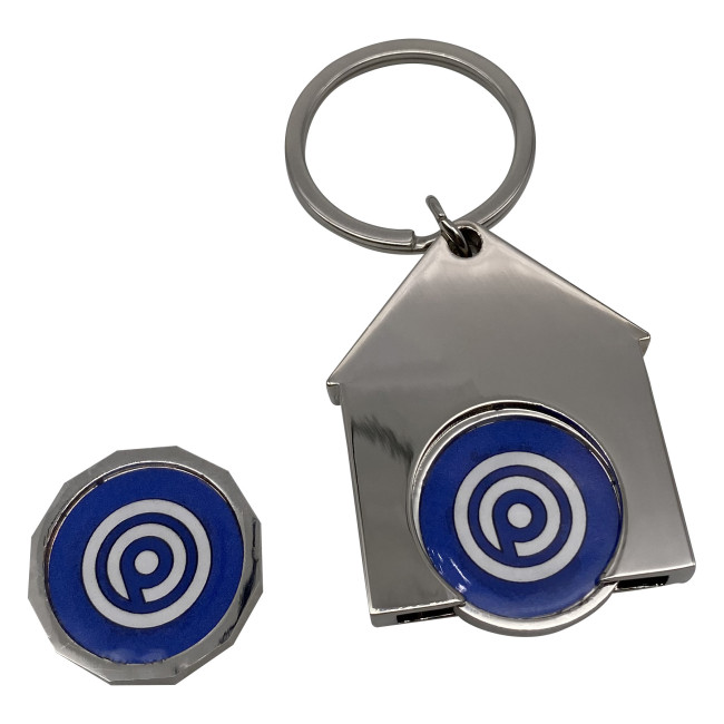 Promotional House Shaped Trolley Coin Holder