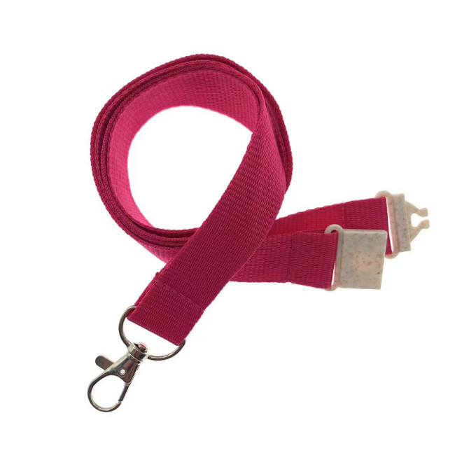 Promotional 20mm Flat Recycled PET Lanyard - Image 1