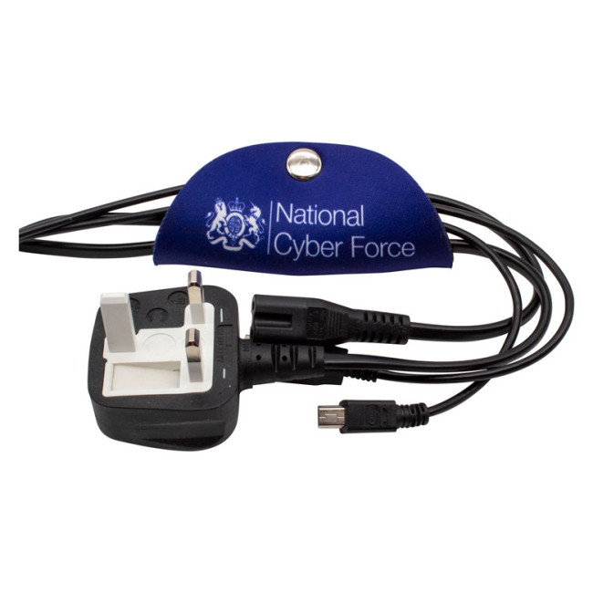 Promotional Neoprene Cable Tidy - Image 1