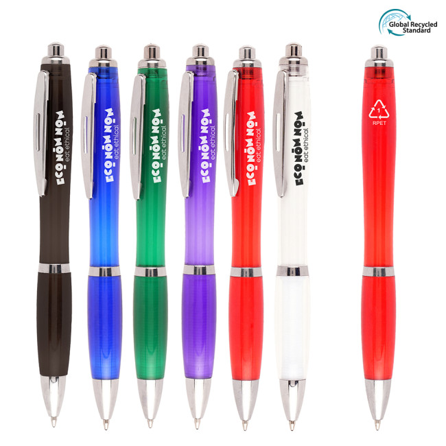 Promotional Shanghai RPET Plastic Ball Pen - Image 1