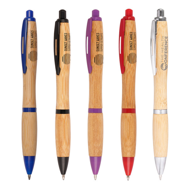 Promotional Shanghai Bamboo Ball Pen - Image 1