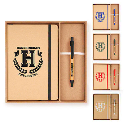 Promotional Nature Notebook and Pen Set Box - Image 1