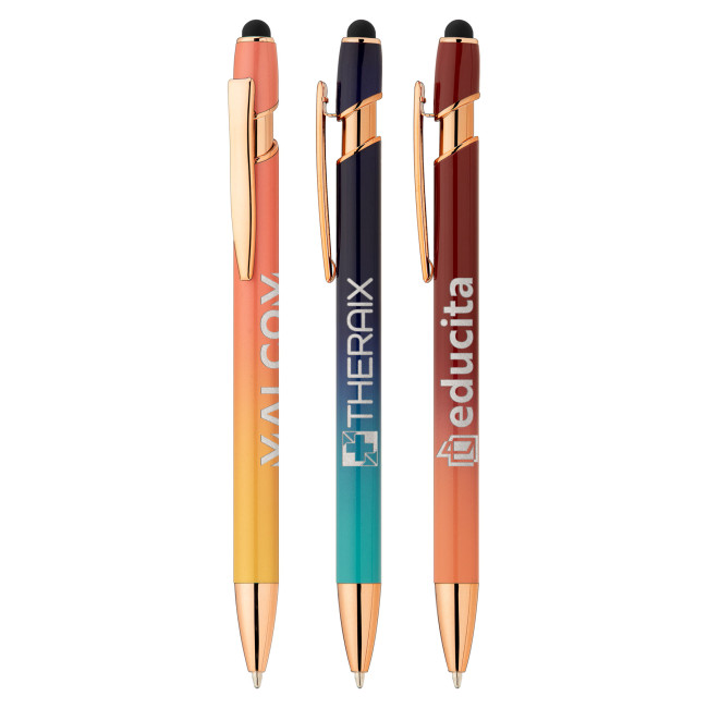 Promotional Ellipse Ombre Stylus Pen