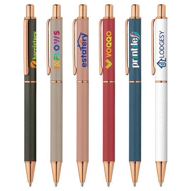 Promotional Duet Softy Rose Gold Pen