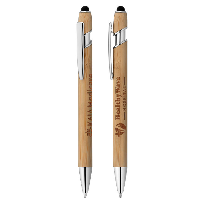 Promotional Ellipse Bamboo with Stylus