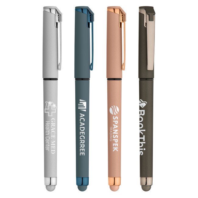 Promotional Islander Gel Softy Metallic Stylus Pen