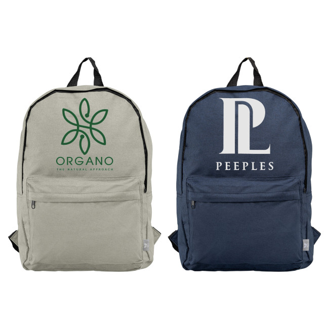 Promotional Glasgow rPET 300D Poly Canvas Backpack