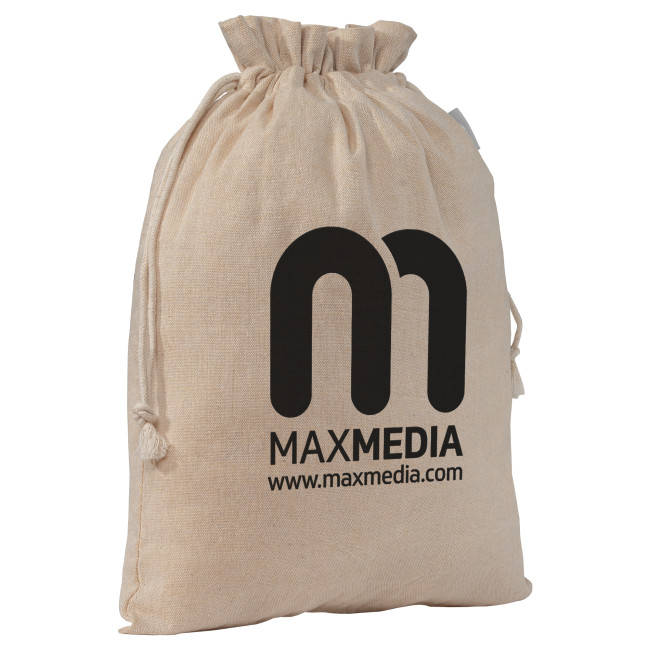 Promotional Medium 110 gsm Recycled Cotton Gift Bag